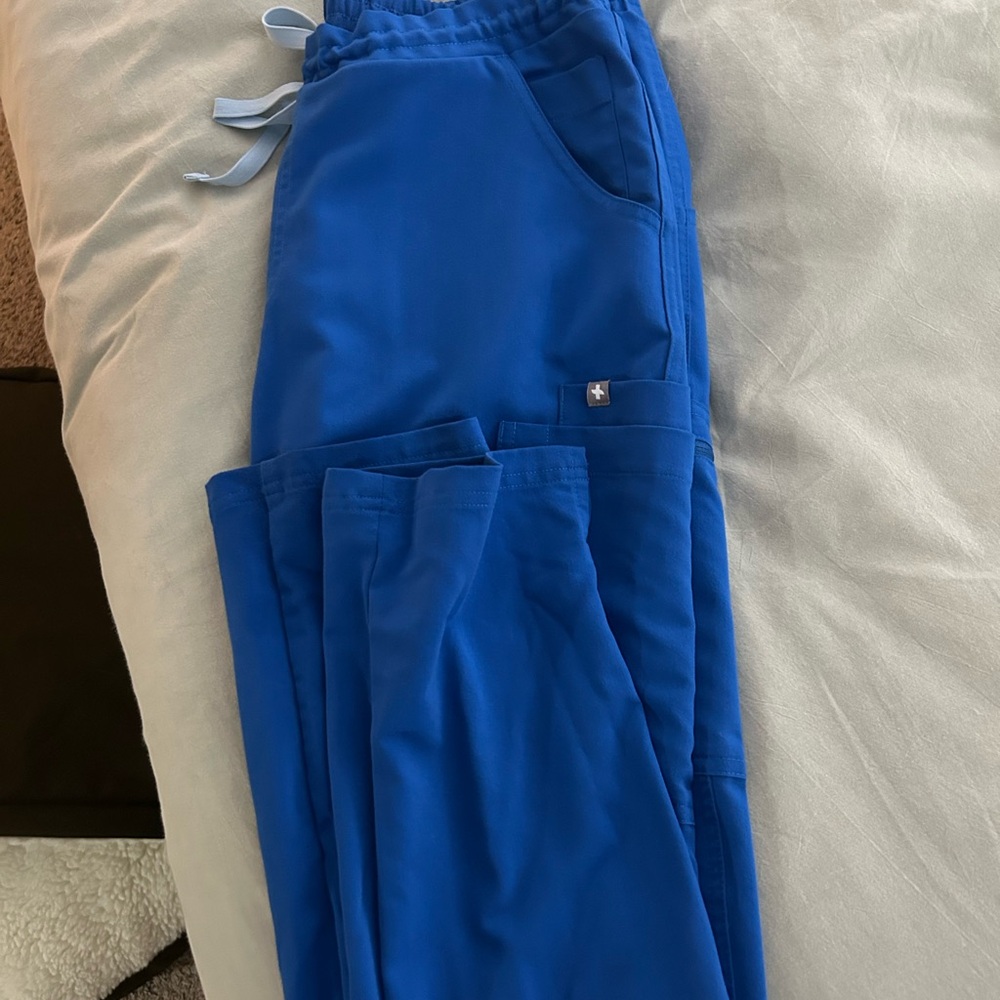 Figs Royal Blue Yola Scrub Pants